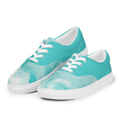 Men S Seafoam Watercolor Sneakers
