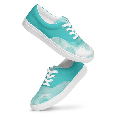 Men S Seafoam Watercolor Sneakers