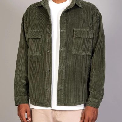 Men's Corduroy Jacket: Retro Casual Cotton Winter Coat