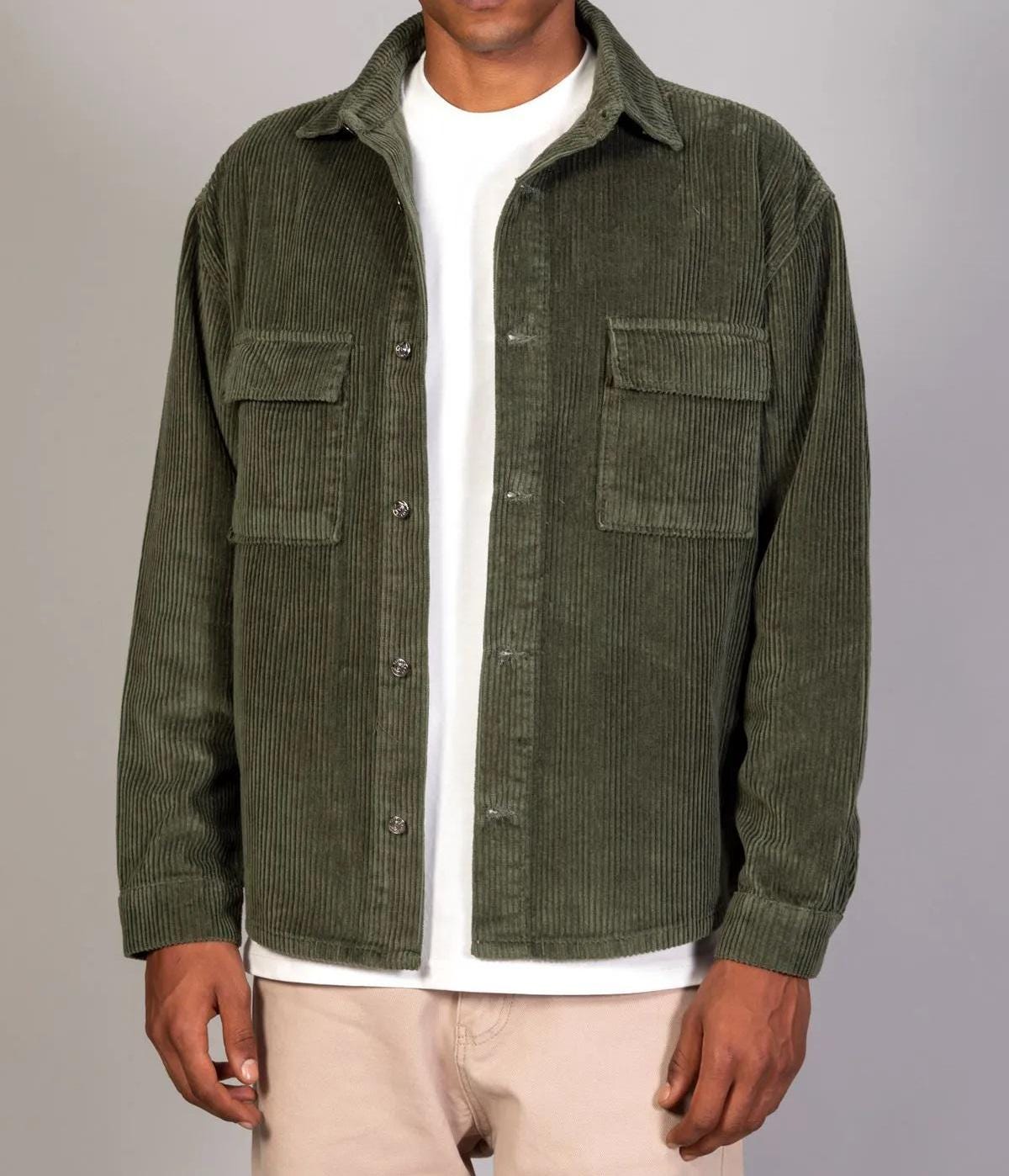 Men's Corduroy Jacket: Retro Casual Cotton Winter Coat