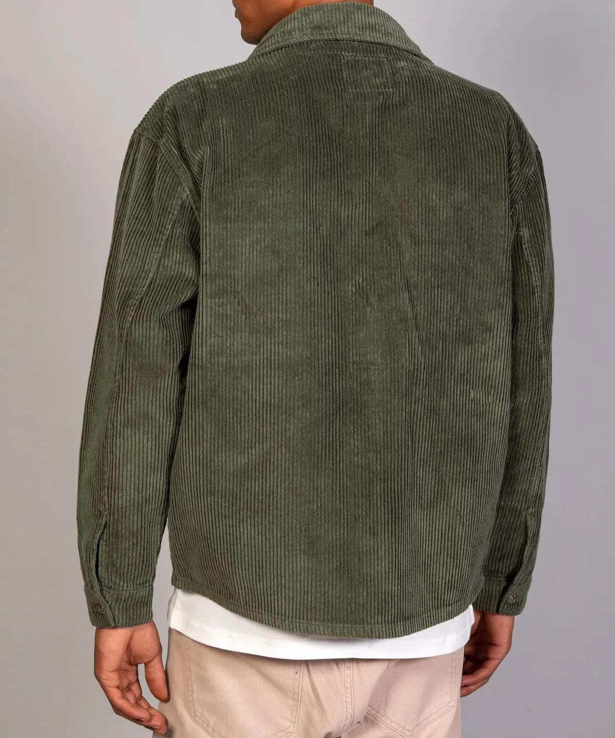 Men's Corduroy Jacket: Retro Casual Cotton Winter Coat