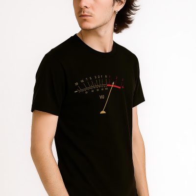 Audio Vu Meter T Shirt: Retro Graphic Tee