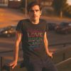 Peace Love Rock And Roll T Shirt: Retro