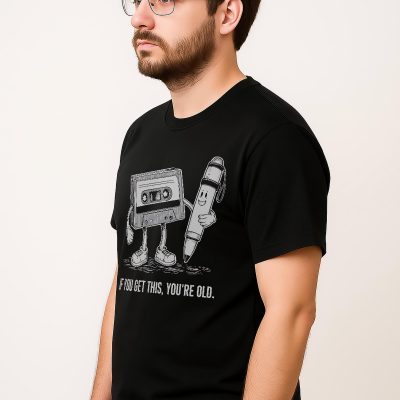 Vintage Cassette Tape T Shirt: Retro Music Humor