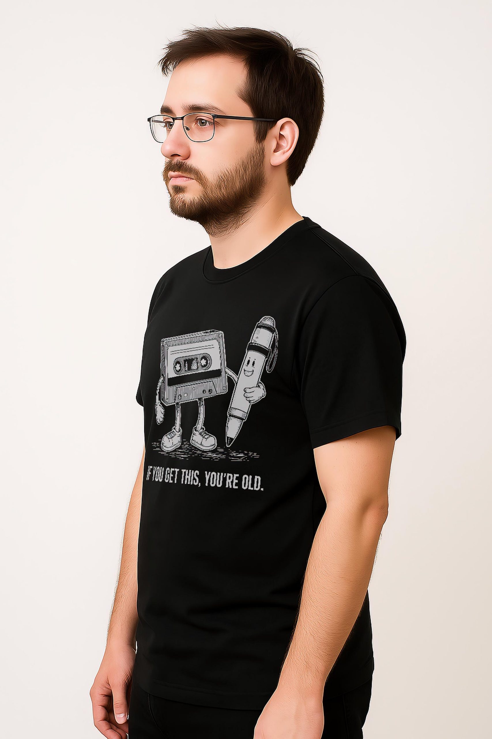 Vintage Cassette Tape T Shirt: Retro Music Humor