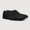 Men's Black Oxford Shoes Genuine Leather Brogues Formal